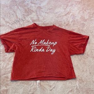 No Makeup Kinda Day Crop Top